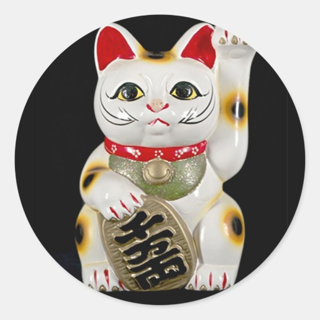 Adesivo Gato de Boa Sorte Japonês (Frente)