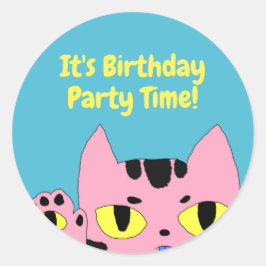 Adesivo Gato de bolso de alienígena