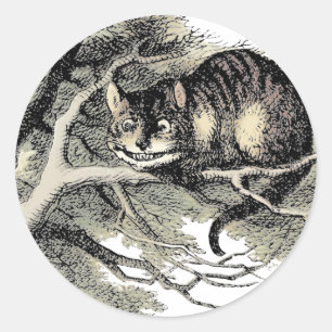 Adesivo Gato de Cheshire Alice no País das Maravilhas Clás