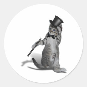 Adesivo Gato de dança