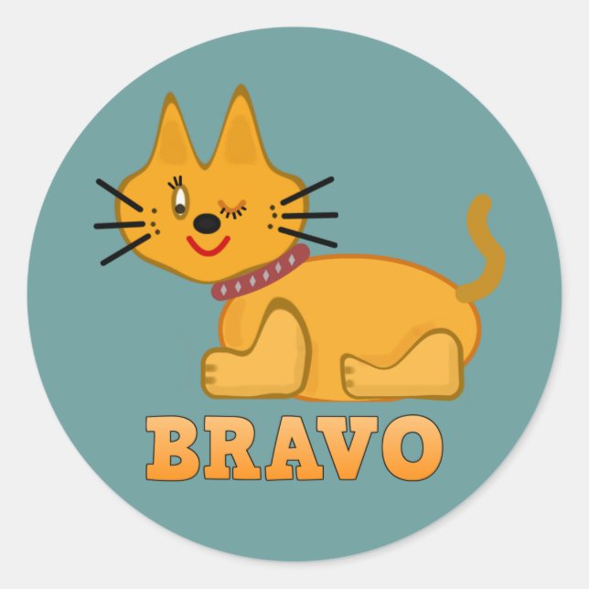 Adesivo Gato de gato-do-gato-do-mato-bravo desenho bravo (Frente)