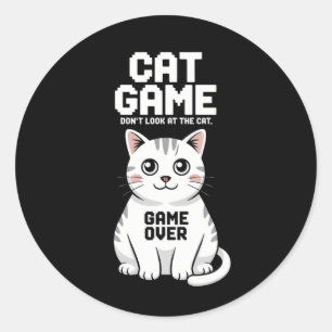 Adesivo Gato De Gato Não Olhe Para O Gato Sobre Engraçado