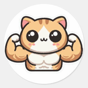 Adesivo Gato de Giro Bonito