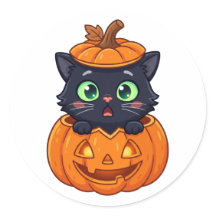 Gato de Halloween Inspetor Profissional de Doces E