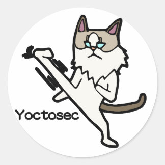 Adesivo Gato de Iluminismo da Yoctosec