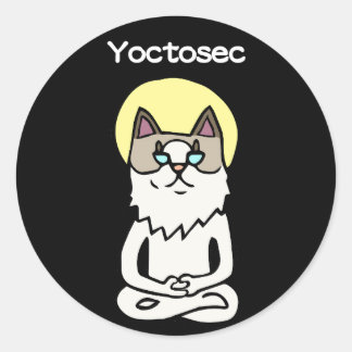 Adesivo Gato de Iluminismo da Yoctosec