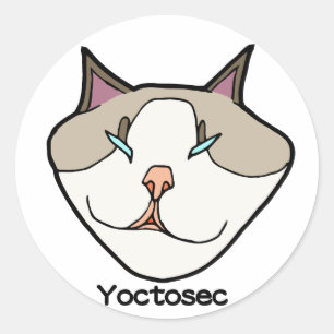 Adesivo Gato de Iluminismo da Yoctosec