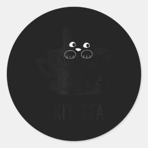 Adesivo Gato De KitTea, Gato De Lover E Gato Negro Diverti