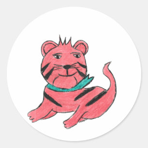 Adesivo Gato de Laranja Cinto