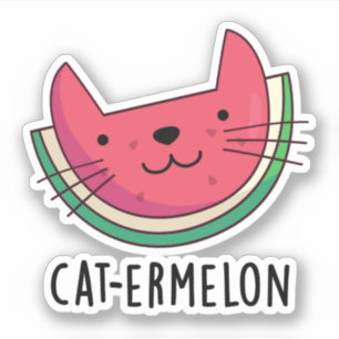 Adesivo Gato-de-melão-de-gato-melão-de-melancia