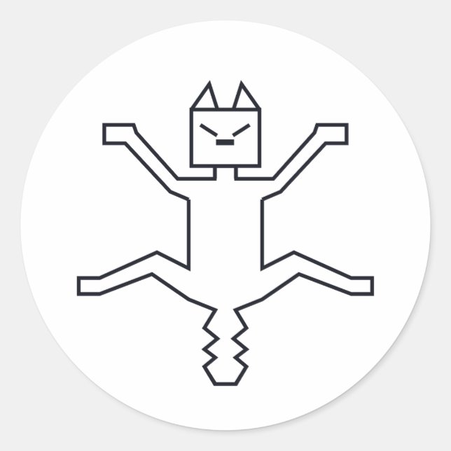 Adesivo Gato de salto (Frente)