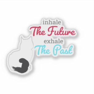 Adesivo Gato de Saúde Mental