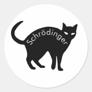 Adesivo Gato de Schrödinger