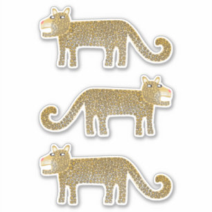 Adesivo Gato de Selva