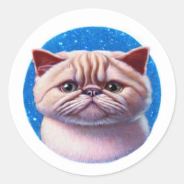 Adesivo Gato de Shorthair Exótico