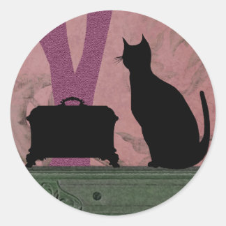 Adesivo Gato de Suzanne em Lilac - Stickers
