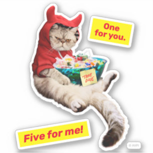 Adesivo Gato do Diabo Cranky