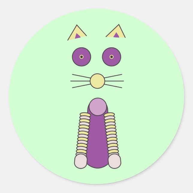 Adesivo Gato Doce (Frente)