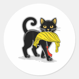 Adesivo Gato Engraçado Com Cabelo De Trump Na América Flag