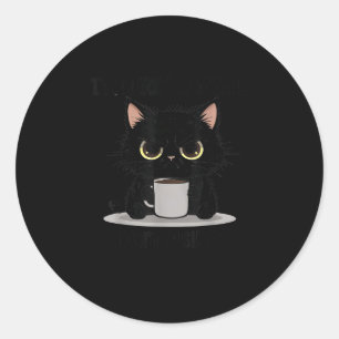 Adesivo Gato engraçado estou aqui estou acordado não me pr