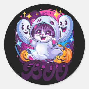 Adesivo Gato fantasma Boo