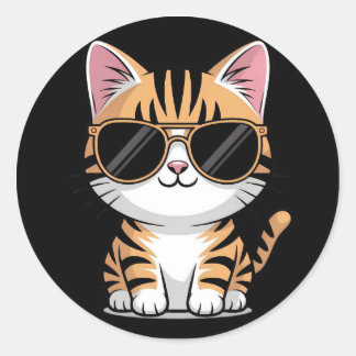 Adesivo Gato fofo