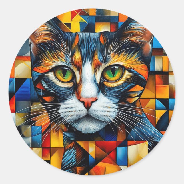 Adesivo Gato Fofo (Frente)