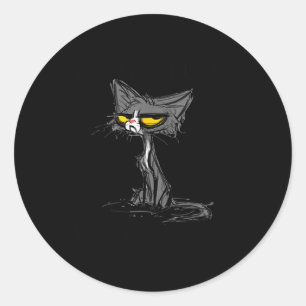 Adesivo Gato Gatinho Será Que Eu Rolei Meus Olhos Alto Eng