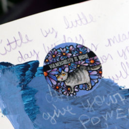 Adesivo Gato Gato, Cinzas Roxas, Cinzas De Arte Gato