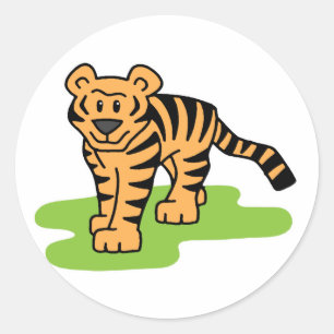 Adesivo Gato grande de tigre de Bengal do clipart dos
