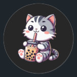 Adesivo Gato Kawaii Gato Bonita Bolha Leite Chá Anime Neko<br><div class="desc">Gato Kawaii Gato Bonita Bolha Leite Chá Anime Neko Kitten Anime</div>