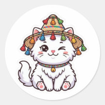 Gato Marroquino Kawaii Fofo com NSticker Tradicion