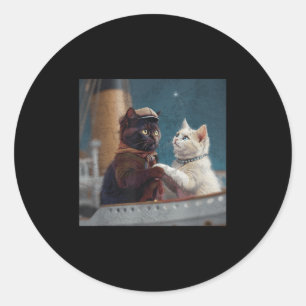 Adesivo Gato Meme Engraçado Filme Titanic Rms Navio Cruzei