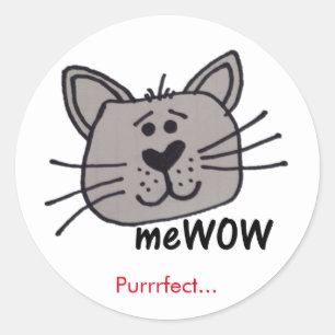 Adesivo Gato meWOW Good Job Reward Customizable Sticker