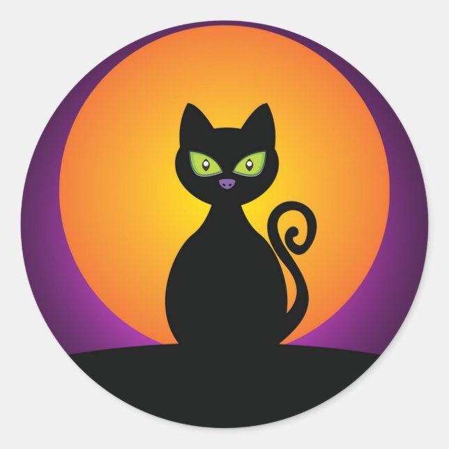 Adesivo Gato Negro (Frente)
