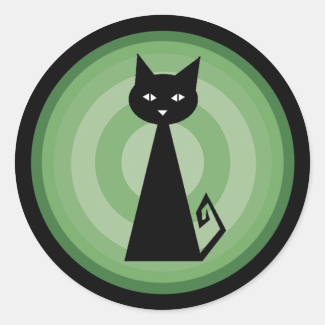 Adesivo Gato Negro (Frente)
