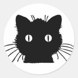 Adesivo Gato negro - E.G. Lutz