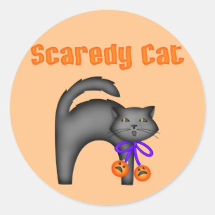 Adesivo Gato Negro Halloween