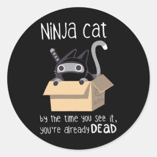 Adesivo Gato Ninja