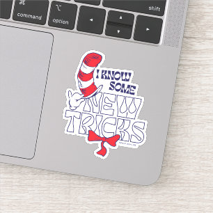 Adesivo Gato no Chapéu Eu Sei Alguns Truques Novos