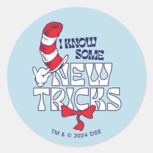 Adesivo Gato no Chapéu Eu Sei Alguns Truques Novos