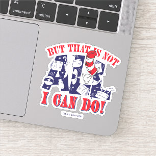 Adesivo Gato no Chapéu Mas Não É Tudo O Que Posso Fazer