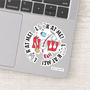 Adesivo Gato no Chapéu Olhe Para Mim! Olhe Para Mim!