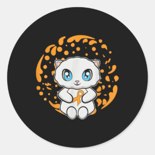 Adesivo Gato Persa Fofo Anime Gatinho Conscientização sobr