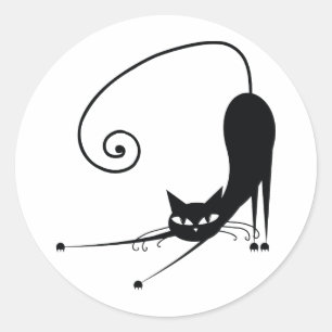 Adesivo Gato preto