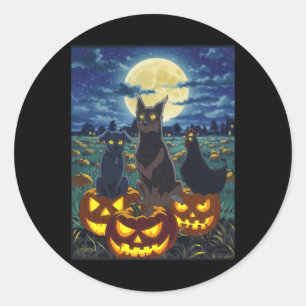 Adesivo Gato Preto Cachorro Frango Halloween Abóbora Assus