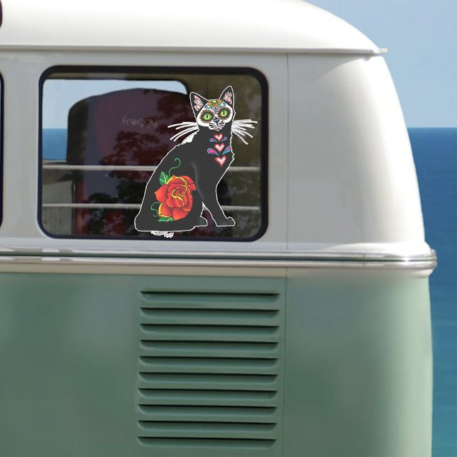 Adesivo Gato Preto do Câncer (Criador carregado)