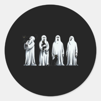Adesivo Gato Preto do Dia das Bruxas Fantasma Temporada As