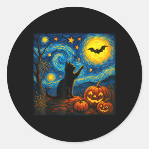 Adesivo Gato Preto do Halloween Amantes de Gatos