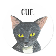 Gato Preto Ilustrado Fofo 